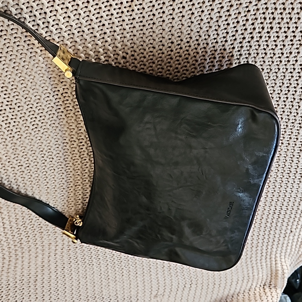 Totally 90s Shoulder Bag Black Soft Leather